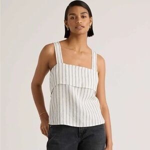 Quince Linen Striped Top